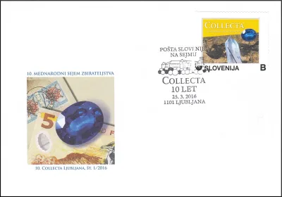 POŠTA SLOVENIJE NA SEJMU COLLECTA 2016 10 LET  